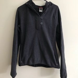 NorthFace V Neck Hoodie